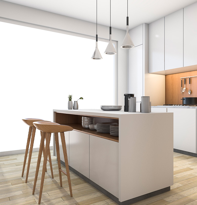 Bright Natural Light Kitchen